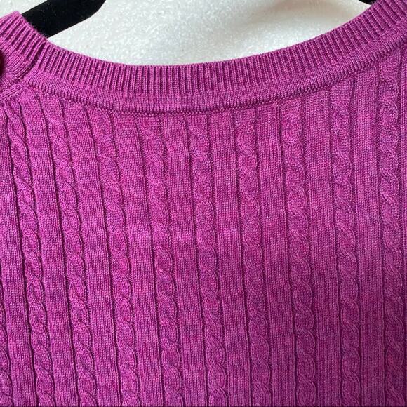 Tommy Hilfiger Cable Rib Scoop Neck Sweater Size XXS - Picture 9 of 10